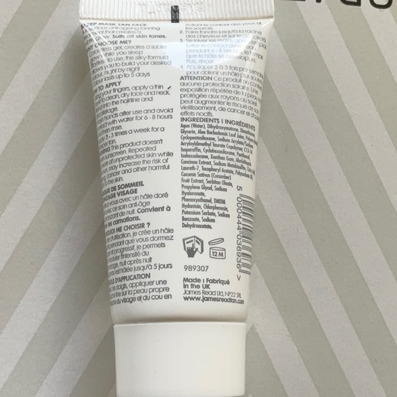 James Read Gradual Tan Sleep Mask Tan Face 0.8oz/25ml, NWT - Picture 6 of 8